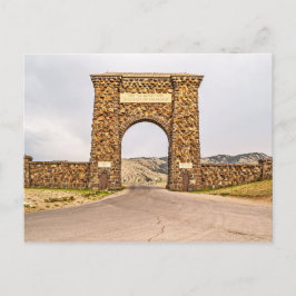 Roosevelt Arch am Nordende von Yellowstone Postkarte