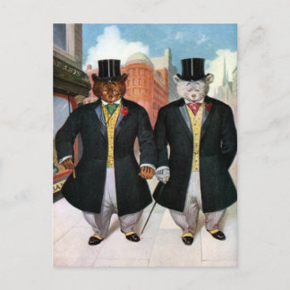 Roosevelt Bears gehen in New York auf die Pauker Postkarte