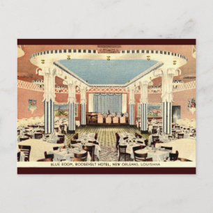Roosevelt Hotel New Orleans LA Vintage Postkarte