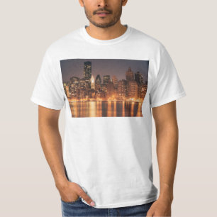 Roosevelt-Insel-Ansicht der New- York CitySkyline T-Shirt
