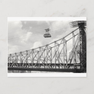 Roosevelt Island Tramway, NYC, Analog (film) Foto Postkarte