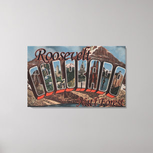 Roosevelt Nat'l Forest, Colorado Leinwanddruck