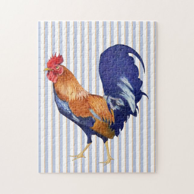 Rooster 10x14 Jigsaw (Vertikal)