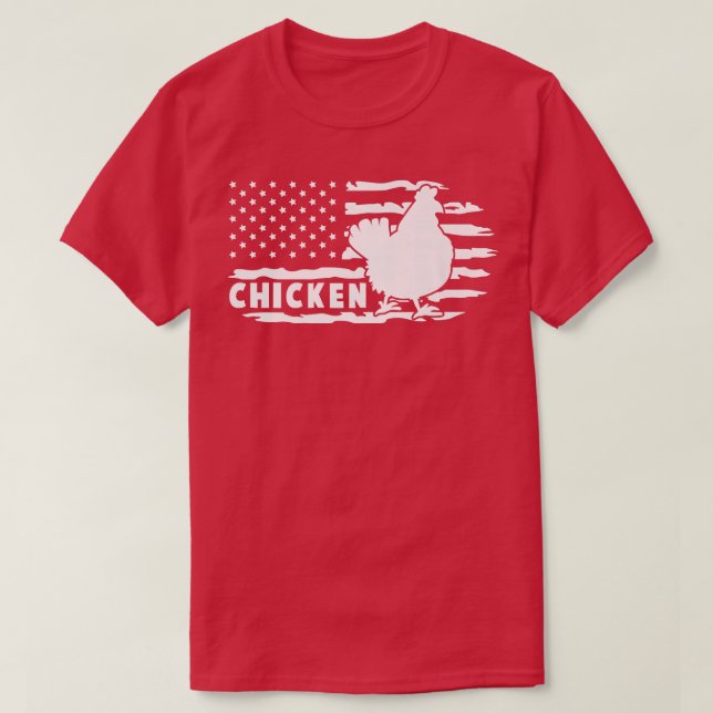 Rooster Bauer Hen Chick Chickens Herz Liebe Lifec T-Shirt (Design vorne)