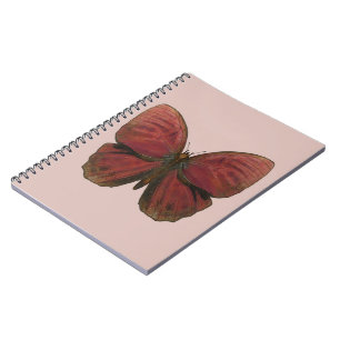 Rooster Butterfly Notizblock