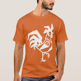Rooster Chickens Bird Retro T-Shirt