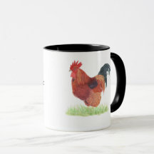 Rooster Classic Tasse, 11 oz Kaffee Tasse