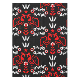 Rooster Cockerel Skandinavier Folklorekunst Tischdecke