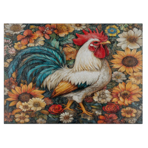 Rooster Cutting Board Schneidebrett