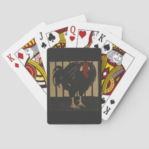 Rooster - Darstellung der quadratischen Tiere Spielkarten
