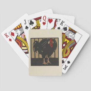Rooster - Darstellung der quadratischen Tiere Spielkarten