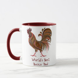 Rooster Farm Chicken World's Best Bonus Vater Tasse