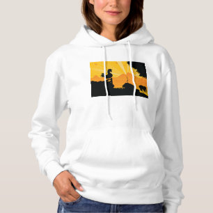 Rooster Farm Landschaft Frauen Hoodie