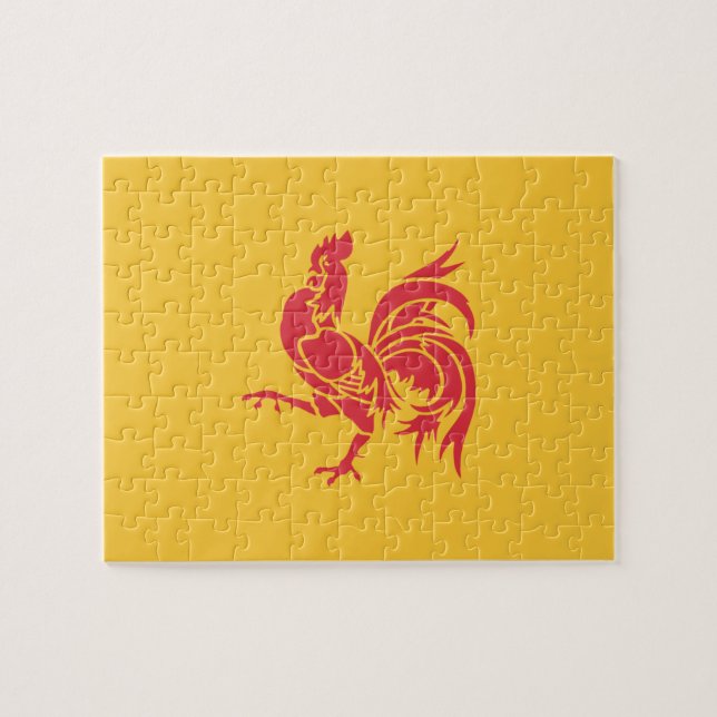 Rooster (Flagge Walloniens) (Horizontal)