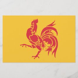Rooster (Flagge Walloniens) Briefpapier