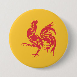 Rooster (Flagge Walloniens) Button