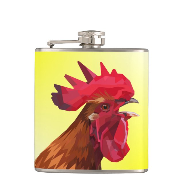 ROOSTER FLASCHEN DES VATES FÜR IHN FLACHMANN (Vorderseite)