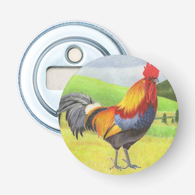 Rooster Flaschenöffner (Vorderseite)