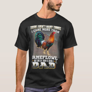 Rooster Gamefowl Vater T-Shirt