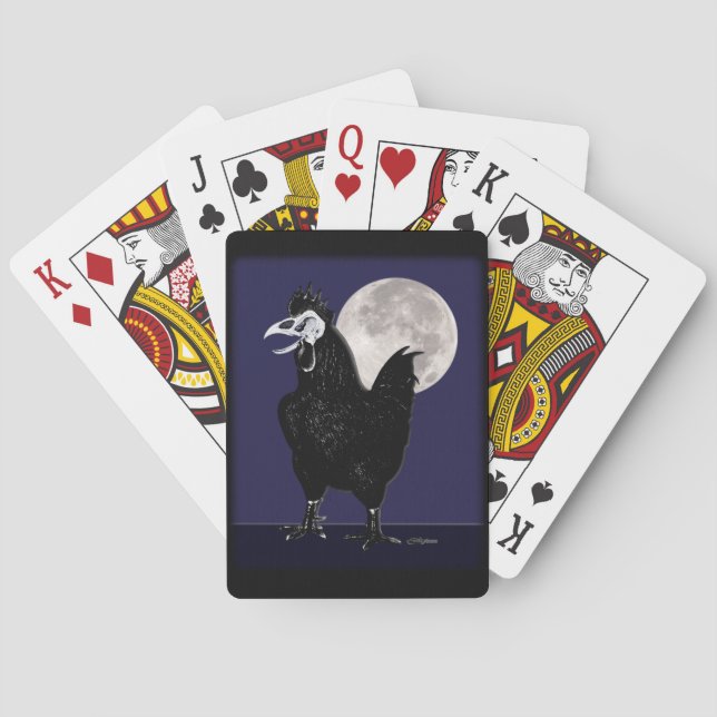 Rooster Ghost Spielkarten (Rückseite)
