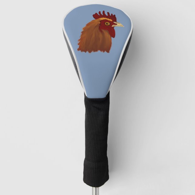Rooster Golf Headcover (Vorderseite)
