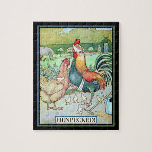 Rooster Henpecked von Hen