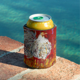 Rooster-Hühnchen können kühlen Dosenkühler