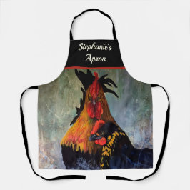 Rooster-Hühner Personalisiert Schürze