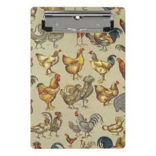 Rooster-Hühnerfarm Landtier Mini Klemmbrett
