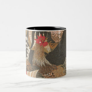Rooster Japanisches Kunstroster Jahr 2017 Tasse 2