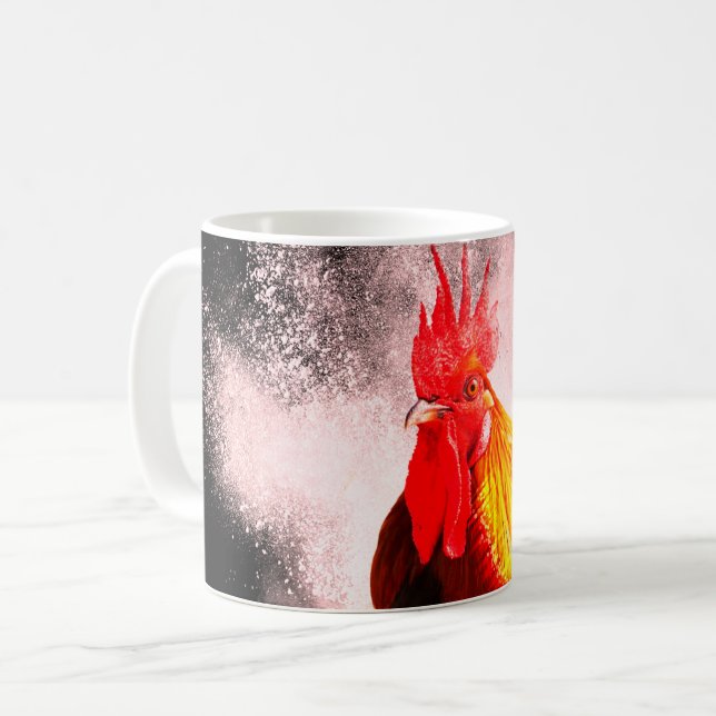Rooster Kaffeetasse (Vorderseite Links)