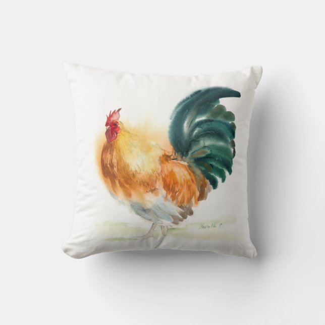 Rooster Kissen (Vorderseite)