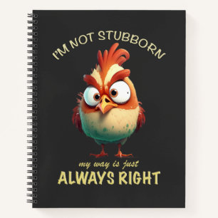 Rooster konzentrierte Phantastische Niedlich Adora Notizbuch