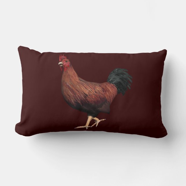 Rooster Lendenkissen (Vorderseite)