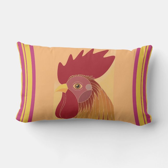 Rooster Lendenkissen (Rückseite)