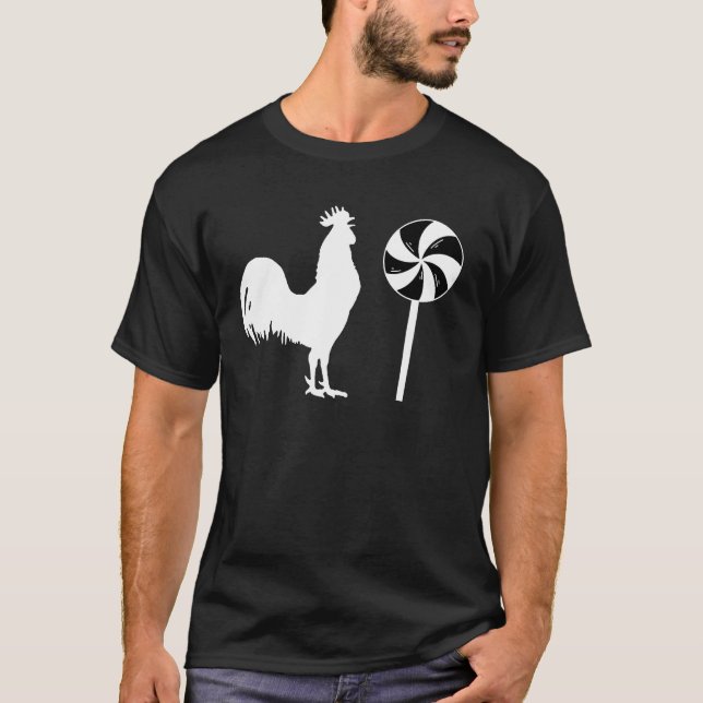 Rooster Lollipop T-Shirt (Vorderseite)