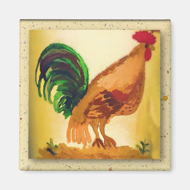 Rooster Magnet (Vorne)