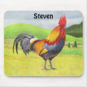 Rooster Mousepad