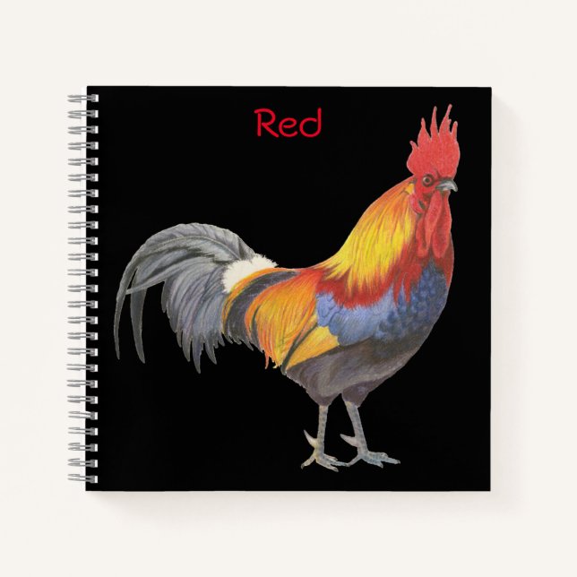 Rooster Notizbuch (Vorderseite)