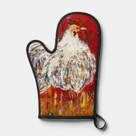 Rooster Oven Mitt Ofenhandschuh