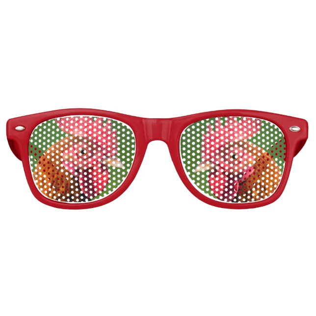 Rooster Partybrille (Vorderseite)