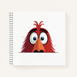 Rooster Peeking Niedlich Adorable Funny Animal Car Notizbuch