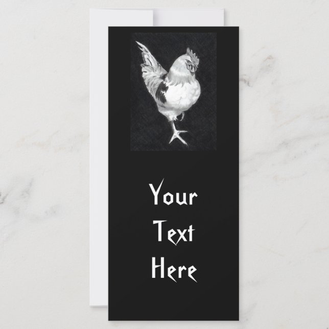 ROOSTER : PENCIL, CARTE DE RACK (Devant)