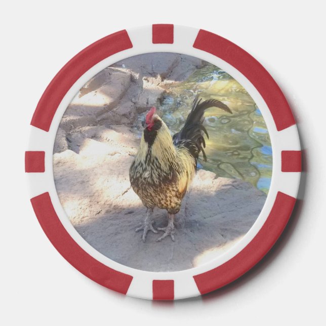 Rooster Pokerchips (Vorderseite)