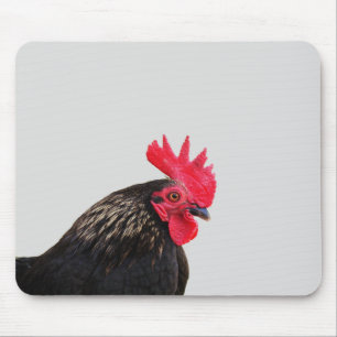 Rooster Portrait Mousepad