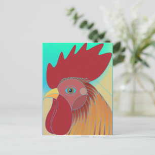 Rooster Postkarte