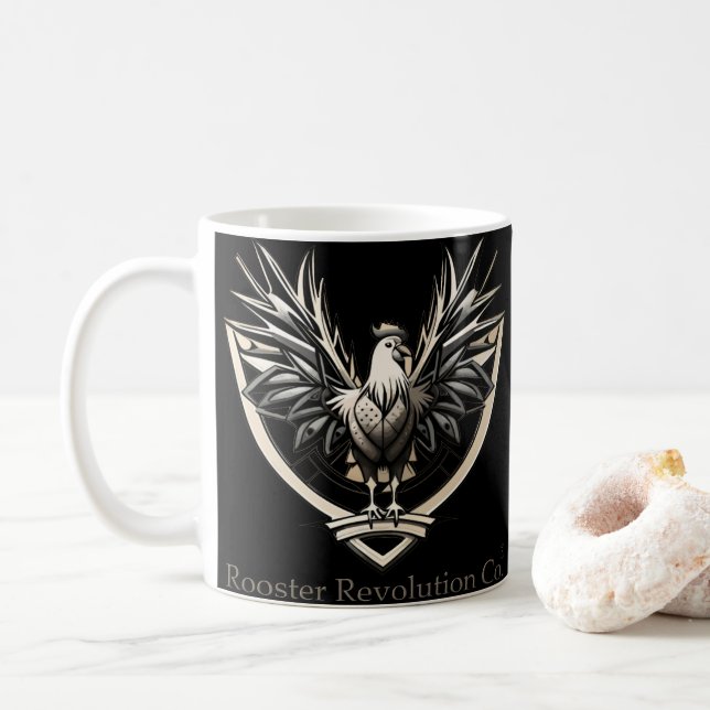 Rooster RevolutionWeber: Gegen das System Kaffeetasse (Mit Donut)