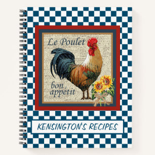 Rooster-Rezept Notizbuch