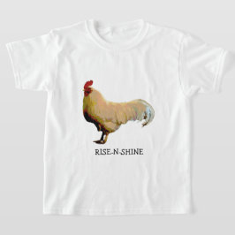 ROOSTER RISE-N-SHINE PHOTO ENFANTS UNISEX T-SHIRT