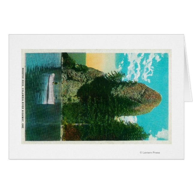 Rooster Rock sur Columbia River (Devant horizontal)